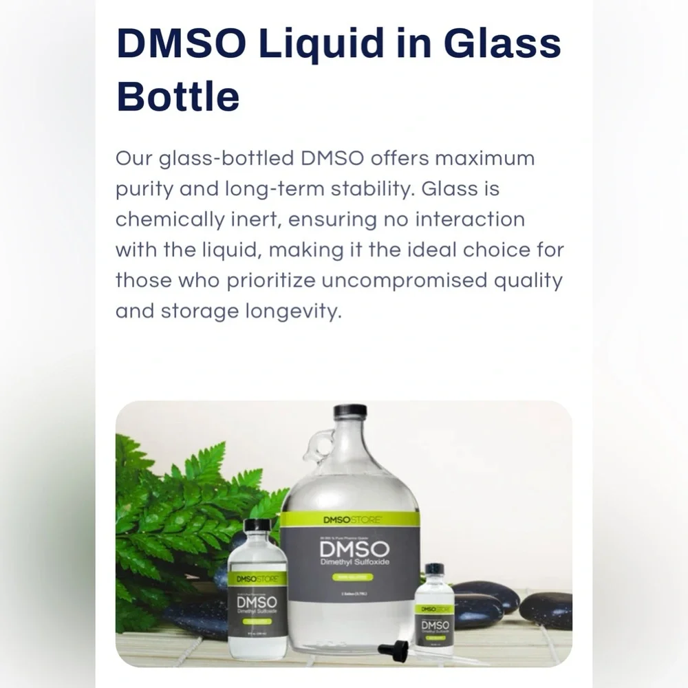 DMSO Liquid in Glass Bottle - Picture 3 of 4